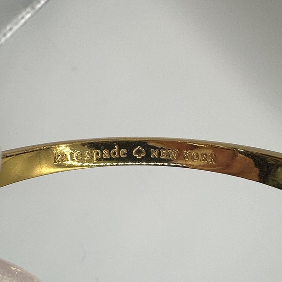 Kate Spade Coral and Gold Spade Bracelet - Picture 6 of 7